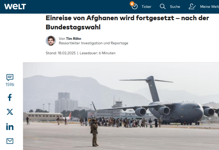 Afghanen-Import bis zu den Wahlen gestoppt – danach geht’s wieder los!