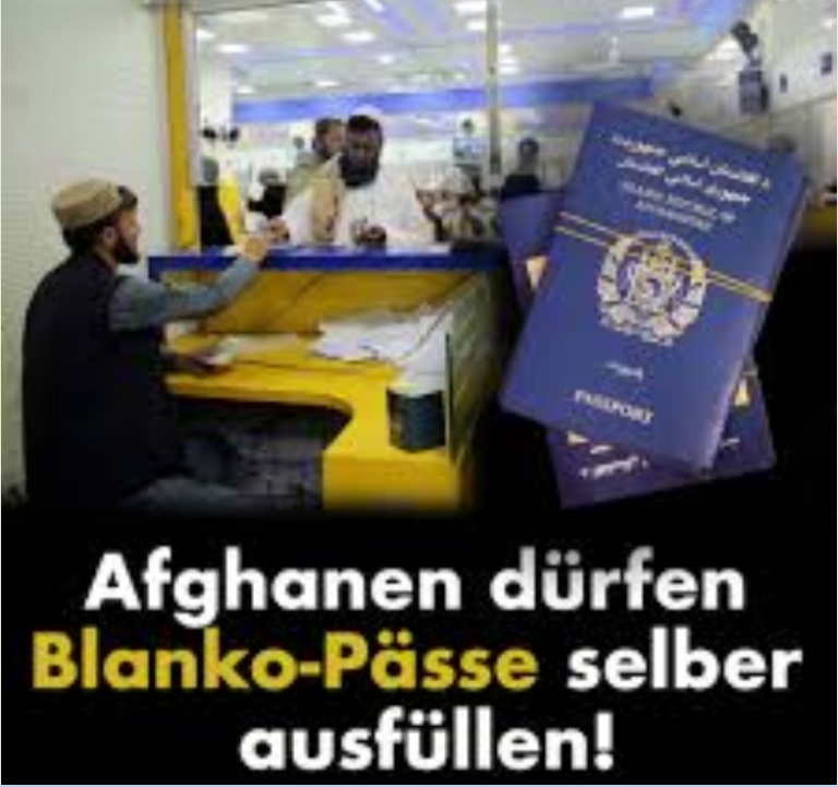 Imigranci z Afganistanu przybywają z „samodzielnie wypełnionymi pustymi paszportami”