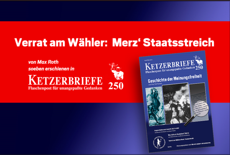 Verrat am Wähler: Merz´ Staatsstreich