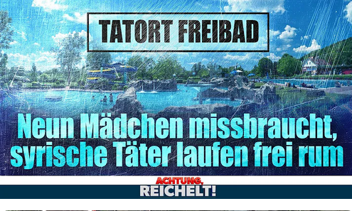 Skandal na basenie! Syryjczycy molestują dziewięć dziewcząt, sprawcy na wolności, CDU szydzi z ofiar