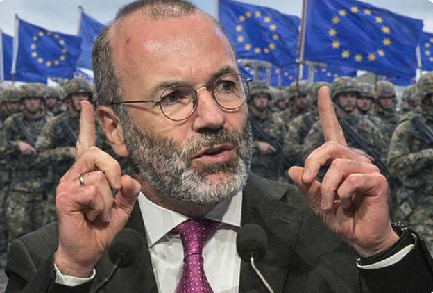 Weber wzywa UE do wysłania żołnierzy „pod europejską flagą” do Ukrainy