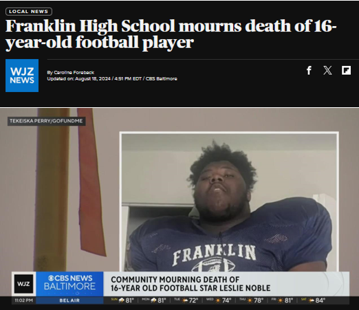 Śmierć w sporcie 1