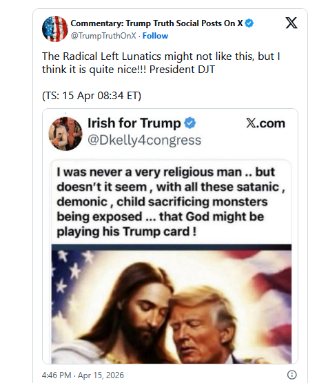 Trump, Jesus und die Macht der Bilder: Provokation oder Strategie?