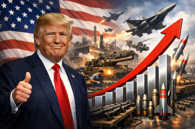 Trump zamierza teraz masowo zwiększyć produkcję broni – produkcja broni ma być czterokrotnie zwiększona!