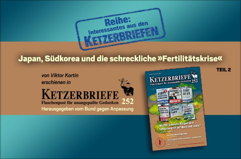 Japonia, Korea Południowa i straszny „kryzys płodności” – Część 2