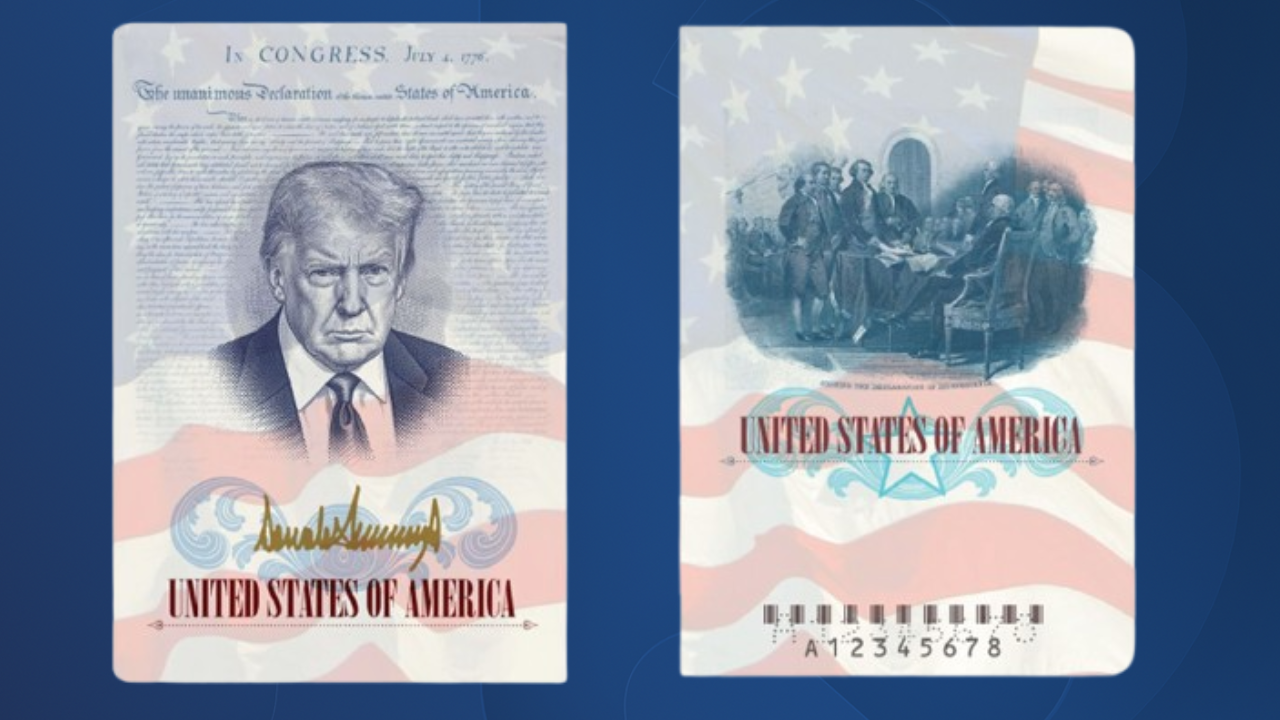 Trump verewigt sich selbst – jetzt sogar im US-Reisepass