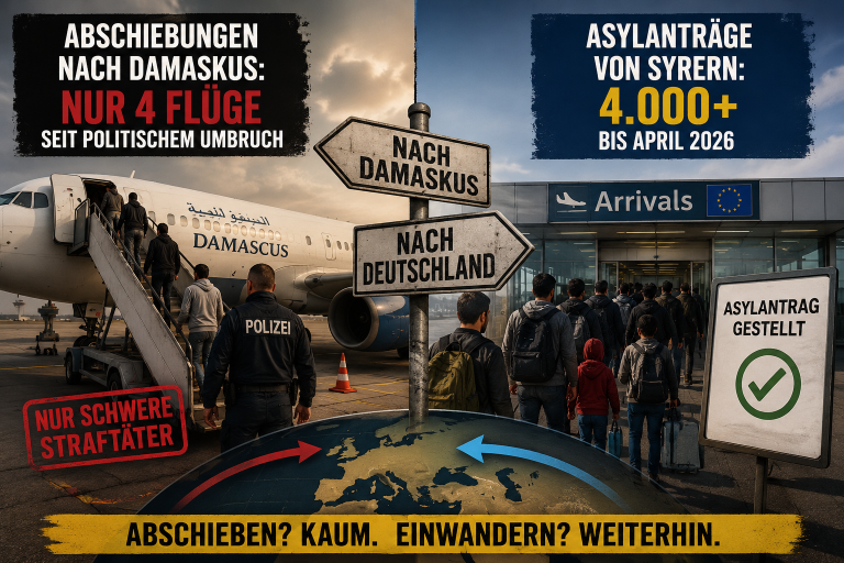 Tausende Ausreisepflichtige kriminelle Syrer bleiben uns wohl erhalten