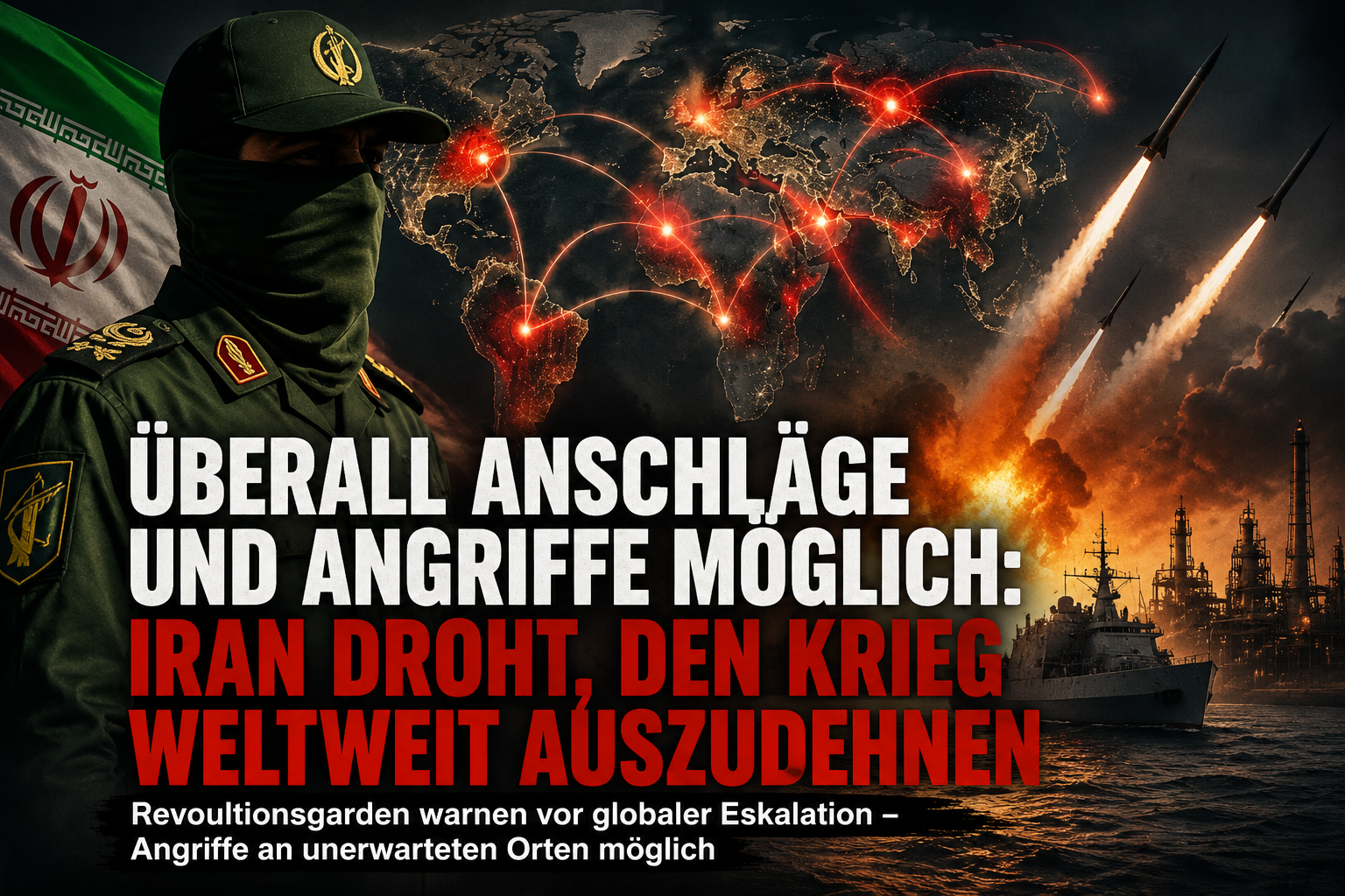 Bei US-Angriff: Iran droht den Krieg weltweit auszudehnen