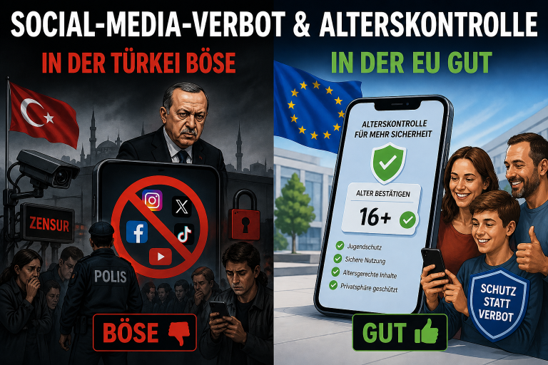 Zakaz mediów społecznościowych i kontrola wieku: w Turcji źle, w UE dobrze
