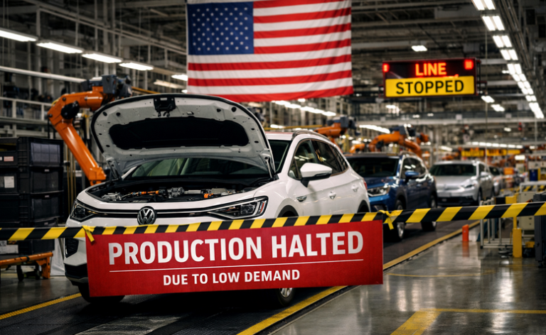 VW wstrzymuje produkcję samochodów elektrycznych w USA z powodu braku popytu
