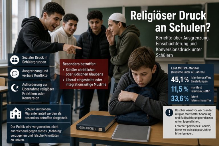 Religijny nacisk w szkołach: „Ścisłe wyznawcy” nękają „niewiernych” kolegów ze szkoły