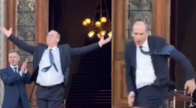 Węgierski minister zdrowia: Twardy zwolennik koronawirusa z wideo tanecznym jako żart (WIDEO)