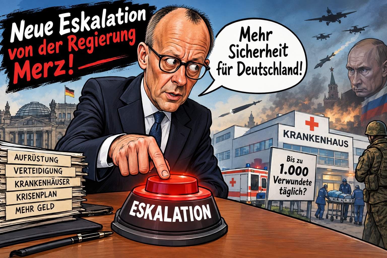Deutschland bereitet Krankenhäuser auf möglichen NATO-Russland-Konflikt vor Deutschland bereitet Krankenhäuser auf möglichen NATO-Russland-Konflikt vor