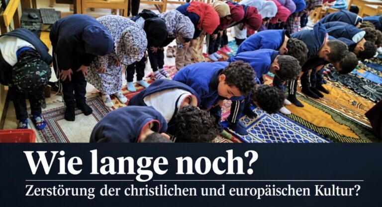 Schwedische Drittklässler auf die Knie geschickt – islamisches Gebet im Unterricht