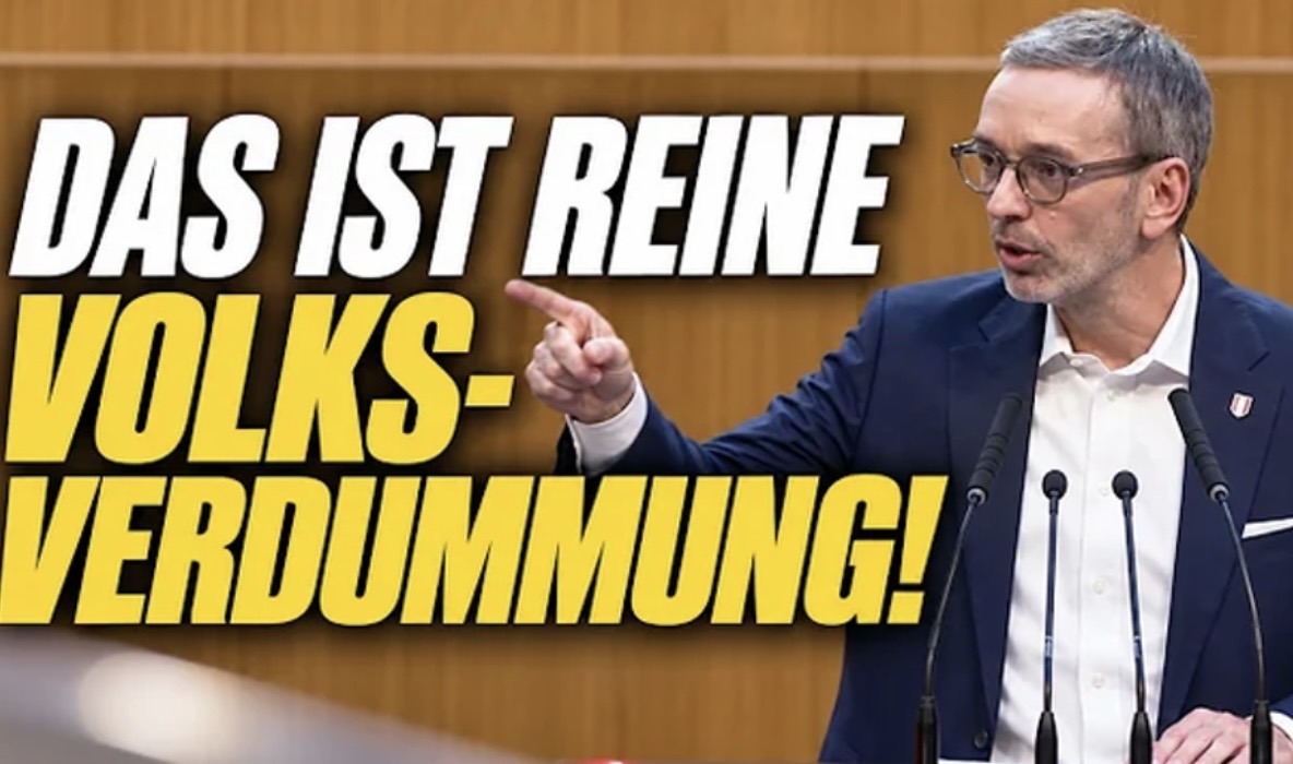 ÖSTERREICH: FPÖ-Chef Herbert Kickl zum Schwindel der Regierung rund um die Energiepreise