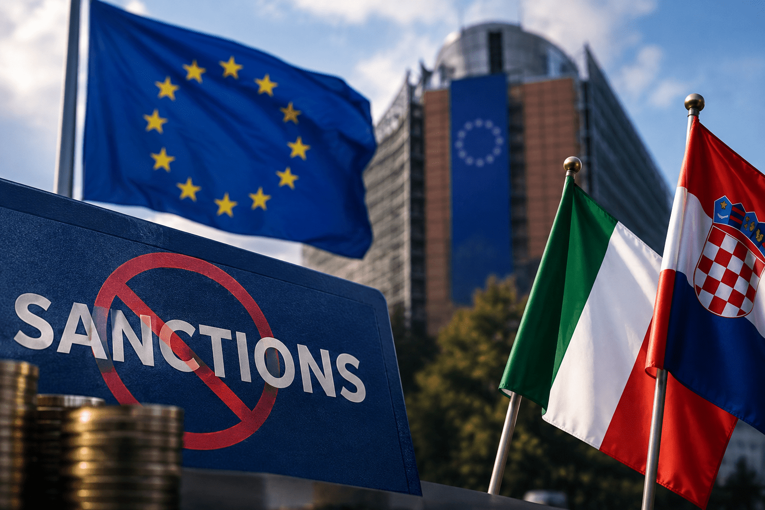 Streit um Russland-Sanktionen: Italien und Kroatien unterstützen Lockerungsvorschlag Streit um Russland-Sanktionen: Italien und Kroatien unterstützen Lockerungsvorschlag