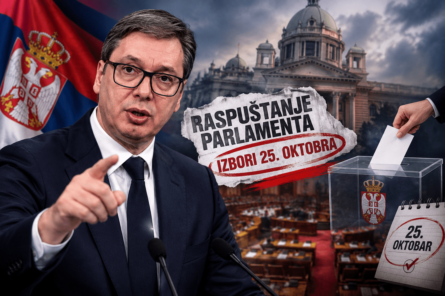 Serbien vor Neuwahlen: Vučić kündigt Auflösung des Parlaments an Serbien vor Neuwahlen: Vučić kündigt Auflösung des Parlaments an